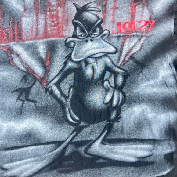 Vintage Lot 29 Looney Tunes Daffy Duck T-Shirt Size XL - Picture 2 of 4